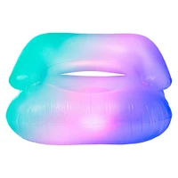 neon-comfort LED inflatable gaming chair 29.5in x 27.6in