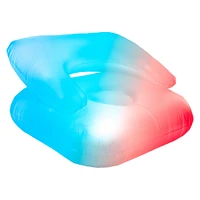 neon-comfort LED inflatable gaming chair 29.5in x 27.6in