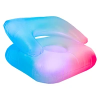 neon-comfort LED inflatable gaming chair 29.5in x 27.6in