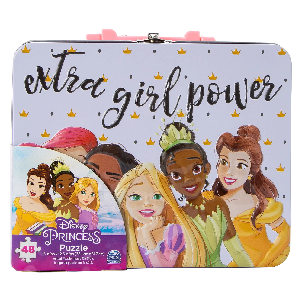 Disney Princess 48-piece puzzle & tin storage box