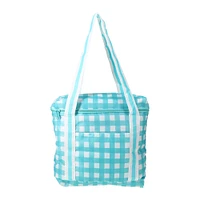 gingham cooler backpack 17.5in