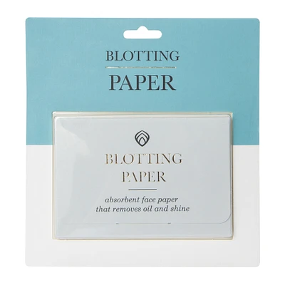 oil blotting sheets