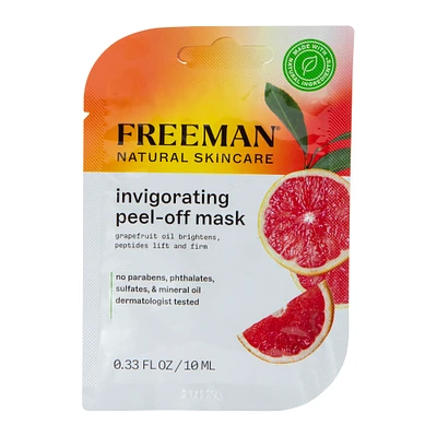 freeman® grapefruit invigorating peel-off mask 0.33 fl.oz