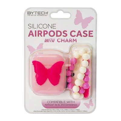 silicone icon case for AirPods® with matching strap