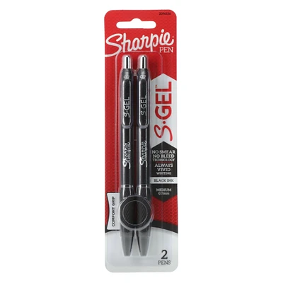 sharpie® s-gel 0.7mm medium point pens 2-count