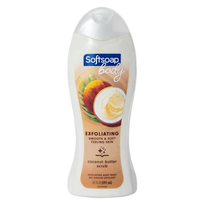 softsoap® body coconut butter exfoliating scrub 20 fl.oz