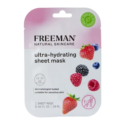 freeman® ultra-hydrating sheet mask