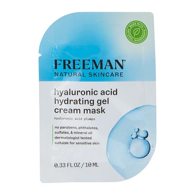 freeman® hyaluronic acid hydrating gel cream mask 0.33 fl.oz