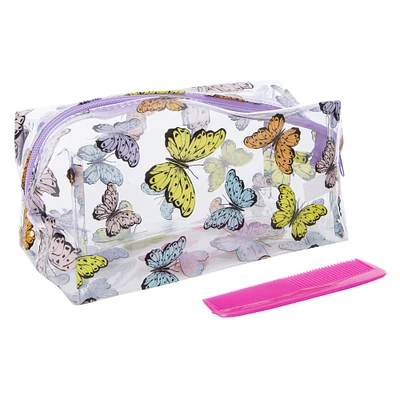 clear cosmetic loaf bag 4in x 8in