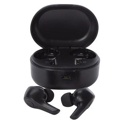 pop true wireless bluetooth® earbuds with case & mic