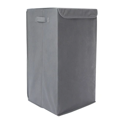 collapsible hamper with lid