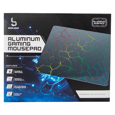 aluminum gaming mousepad 9in x 7in