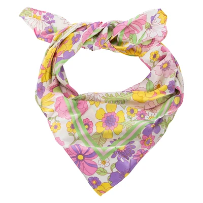 printed square scarf 27.5in