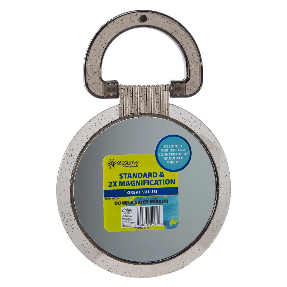 expressions® double-sided magnifying mirror