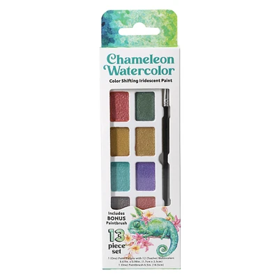 chameleon color-shifting iridescent watercolor paint set