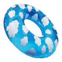 print inner tube pool float 40in