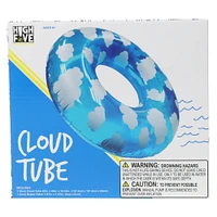 print inner tube pool float 40in