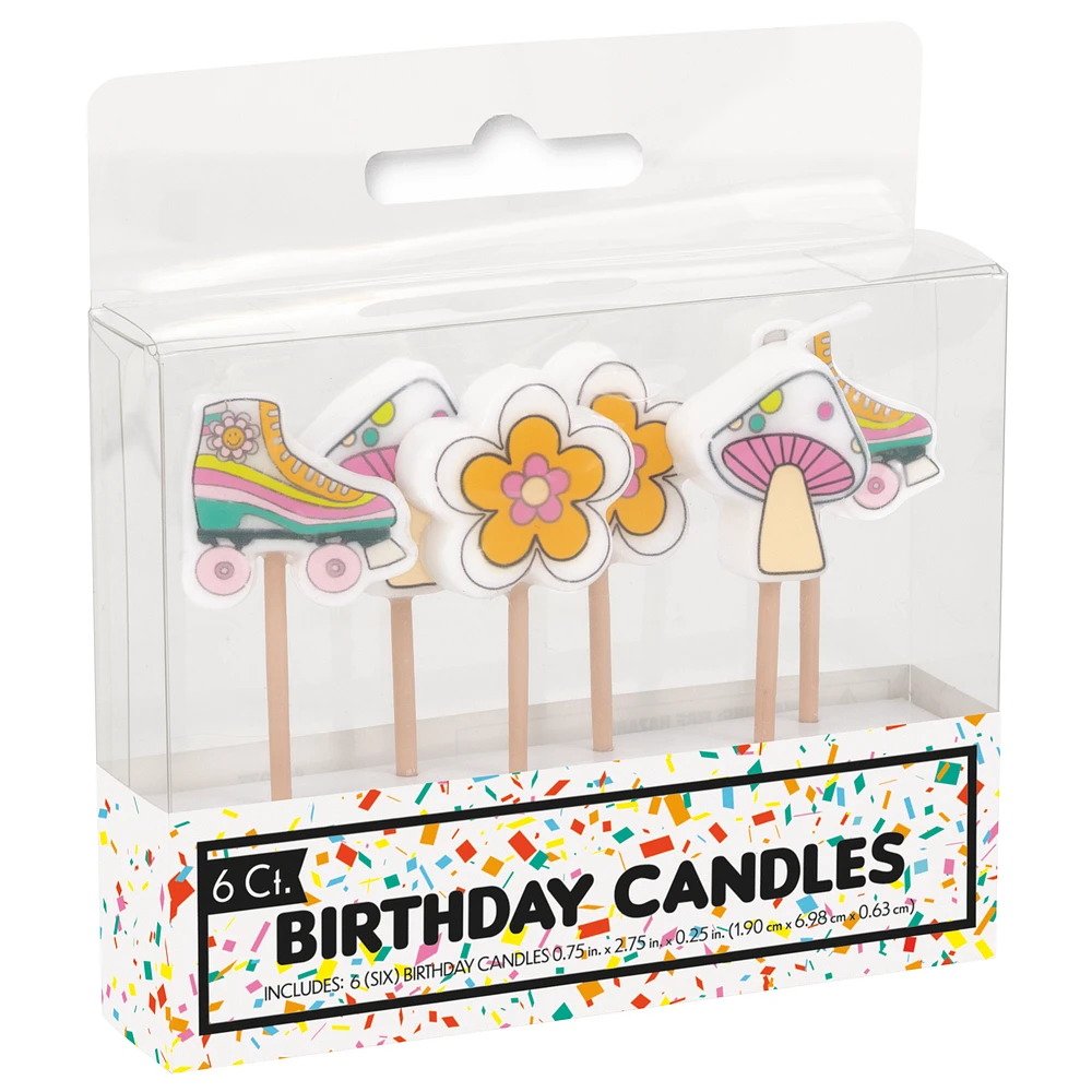 pick birthday candles 6-count