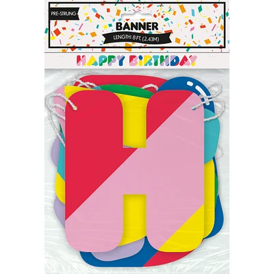 happy birthday' banner 8ft