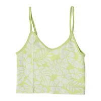 green floral brami tank top