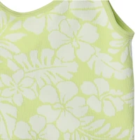 green floral brami tank top