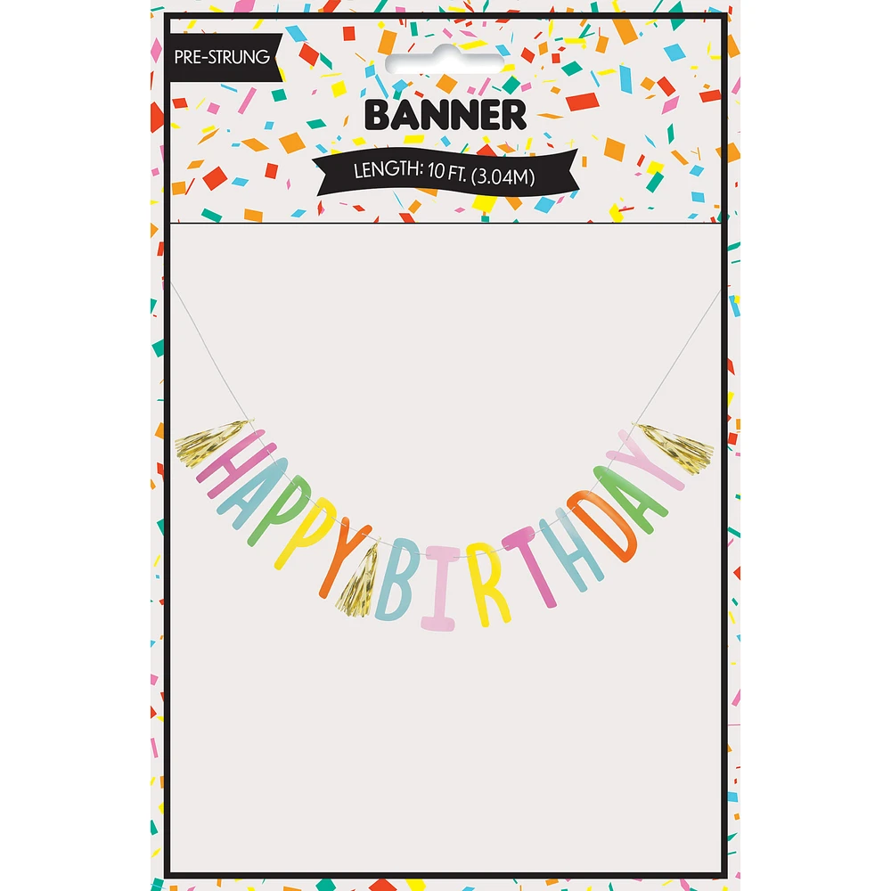 birthday banner 10ft