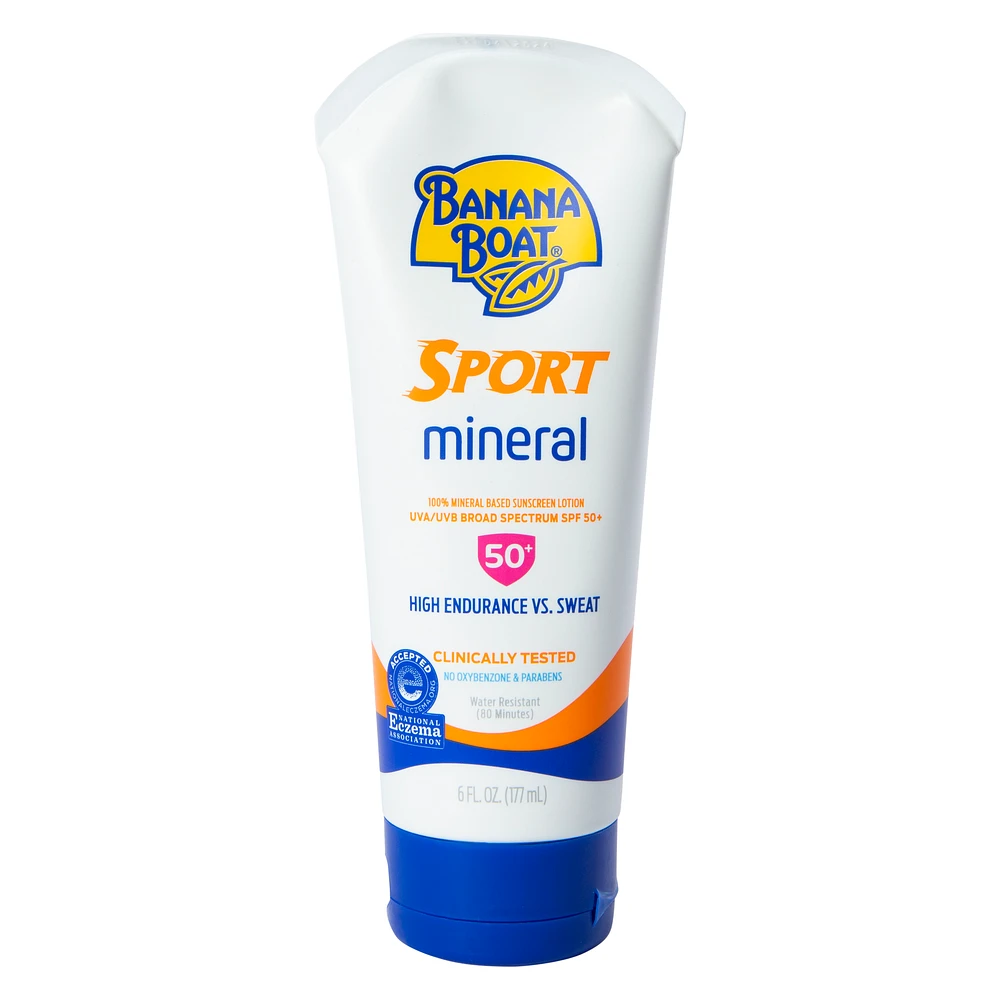 banana boat® sport mineral SPF 50+ sunscreen 6 fl.oz