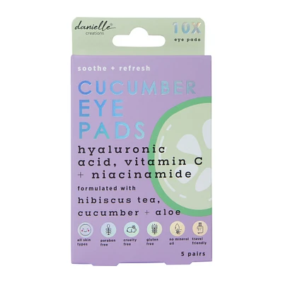 danielle creations® cucumber eye pads 10-count