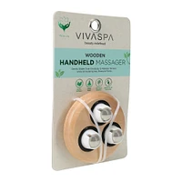 wooden handheld massager