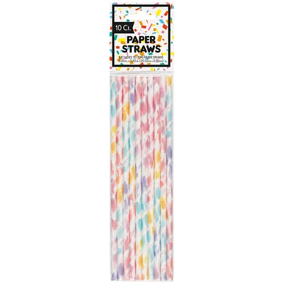 paper straws 10-count