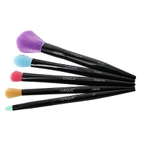 chique™ 5-piece face makeup brush set