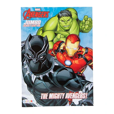 super hero jumbo coloring & activity book