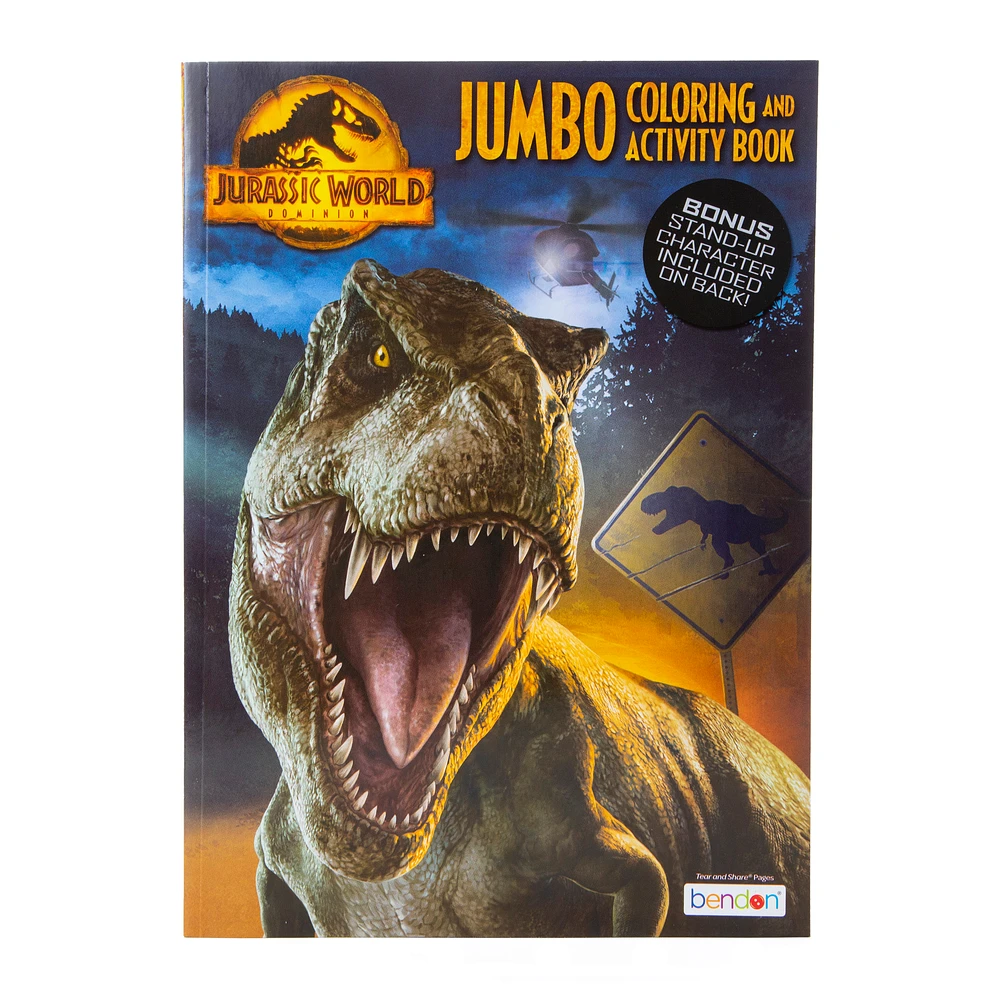 jurassic world dominion™ jumbo coloring & activity book