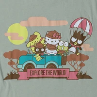 hello kitty & friends® 'explore the world!' graphic tee