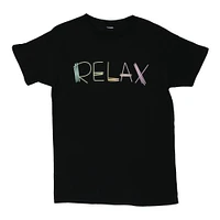 'relax' graphic tee