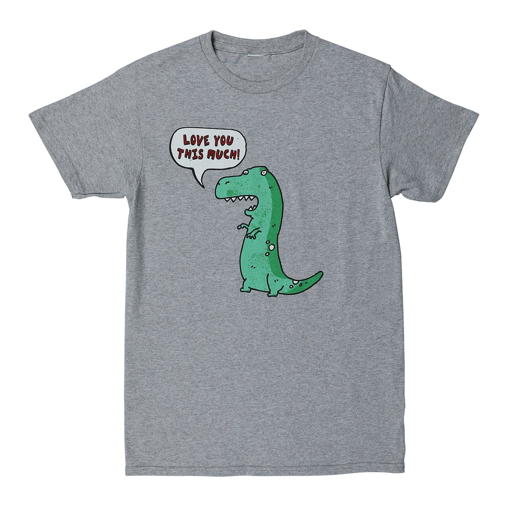 t-rex love graphic tee