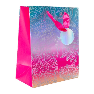 medium print gift bag 9in x 7in