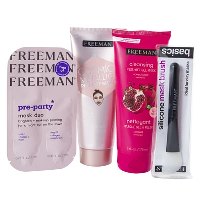 freeman® pink and pretty multi-masking kit 6 fl.oz 4-count