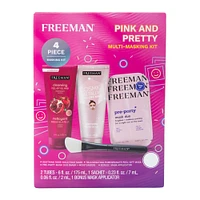 freeman® pink and pretty multi-masking kit 6 fl.oz 4-count