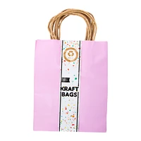 8-count pastel kraft gift bags