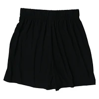 black wrap skort