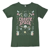 'create space' graphic tee