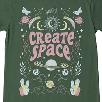 'create space' graphic tee