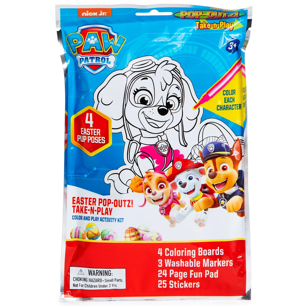 Paw Patrolâ„¢ Pop-Outz!Â® Easter Color & Play Activity Kit