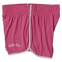 pink 'malibu' graphic dolphin shorts