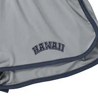 gray 'hawaii' graphic dolphin shorts