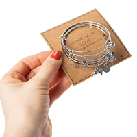 recycled silver charm bracelets 3-count