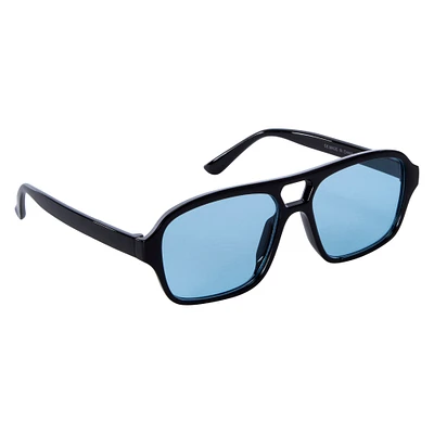 ladies aviator colored lens sunglasses