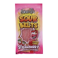 raindrops® sour belts strawberry gummy candy 3.52oz