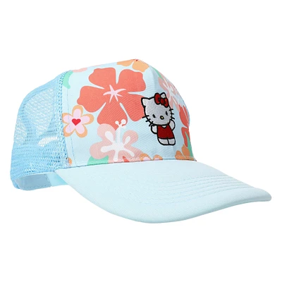 hello kitty® floral trucker hat